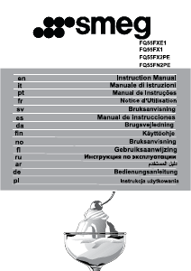 Käyttöohje Smeg FQ55FN2PE Jääkaappipakastin