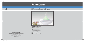 Mode d’emploi SilverCrest SAD 12 A1 Diffuseur d'arôme