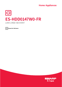 Mode d’emploi Sharp ES-HDD0147W0-FR Lave-linge