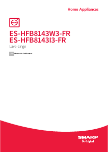 Mode d’emploi Sharp ES-HFB8143I3-FR Lave-linge