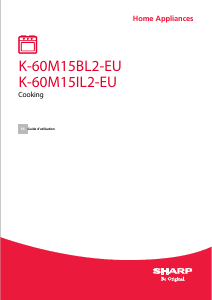 Mode d’emploi Sharp K-60M15BL2-EU Four