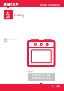 Mode d’emploi Sharp K-61V28BM1-EU Four