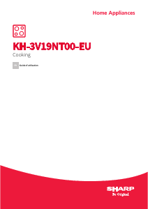 Mode d’emploi Sharp KH-3V19NT00-EU Table de cuisson