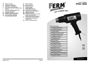 Manuál FERM HAM1003 Tepelná pistole