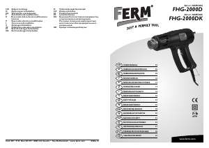 Instrukcja FERM HAM1004 Opalarka