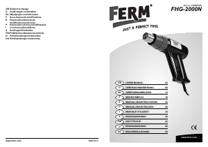 Manuale FERM HAM1008 Pistola ad aria calda