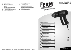Manuale FERM HAM1011 Pistola ad aria calda