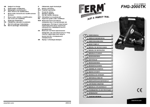 Bedienungsanleitung FERM HAM1013 Heissluftpistole