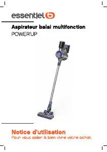 Mode d’emploi Essentiel B EAMU 216 Powerup Aspirateur