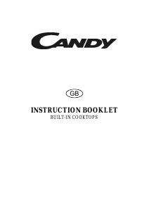 Manual Candy PG905AMX Hob
