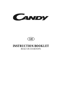 Bruksanvisning Candy PG905AMX Häll