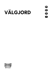 Manuale IKEA VALGJORD Lavastoviglie