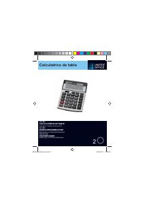 Handleiding United Office LCD-214 Rekenmachine