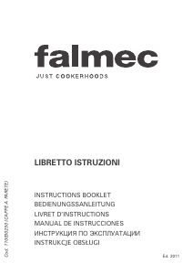 Manual de uso Falmec Astra Vetro Campana extractora