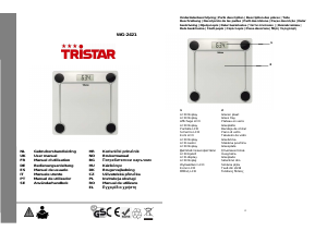 Bedienungsanleitung Tristar WG-2421 Waage
