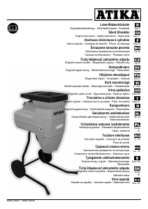 Руководство Atika ALA 2500 Садовый измельчитель