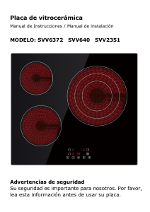 Manual de uso Svan SVV640 Placa