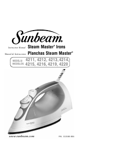 Bruksanvisning Sunbeam 4211 Steam Master Strykjärn