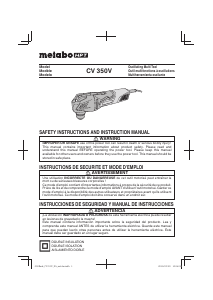 Manual de uso Metabo CV 350V Herramienta multifuncional