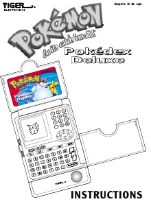 Handleiding Tiger Pokémon Pokédex Deluxe