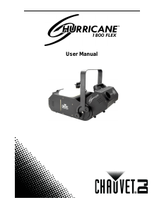 Handleiding Chauvet Hurricane 1800 Flex Rookmachine