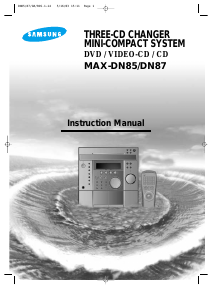 Manual Samsung MAX-DN83 Stereo-set