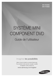 Mode d’emploi Samsung MX-F730DB Stéréo