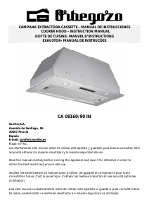 Mode d’emploi Orbegozo CA 08190 IN Hotte aspirante