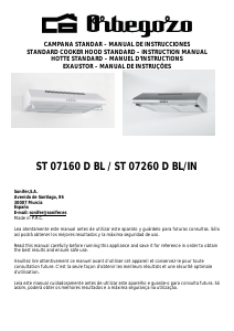 Bruksanvisning Orbegozo ST 07260 D BL Köksfläkt