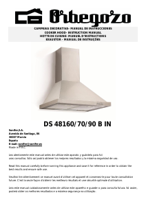 Bruksanvisning Orbegozo DS 48170 B IN Köksfläkt