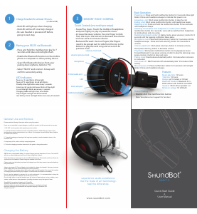 Bruksanvisning SoundBot SB270 Headset