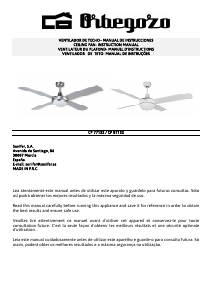 Handleiding Orbegozo CP 87132 Plafondventilator
