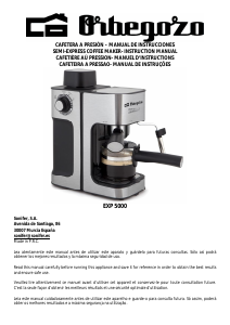 Manual Orbegozo EXP 5000 Máquina de café expresso
