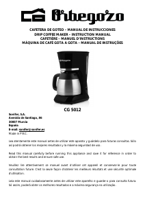 Manual Orbegozo CG 5012 Máquina de café