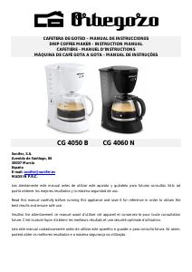 Manual Orbegozo CG 4060 N Máquina de café