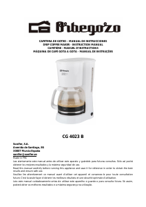 Manual Orbegozo CG 4023 B Máquina de café