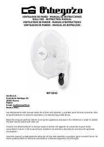 Mode d’emploi Orbegozo WF 0242 Ventilateur
