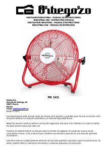 Mode d’emploi Orbegozo PW 1431 Ventilateur