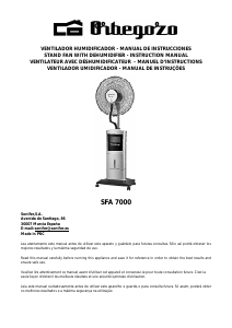 Manual Orbegozo SFA 7000 Ventilador