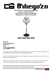 Manual de uso Orbegozo PWS 3045 Ventilador