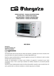 Manual de uso Orbegozo HO 230 A Horno