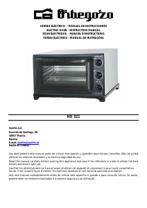 Manual de uso Orbegozo HO 321 Horno
