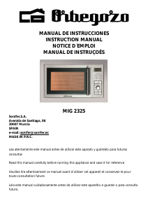Manual Orbegozo MIG 2325 Micro-onda