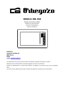 Manual Orbegozo MIG 2324 Micro-onda