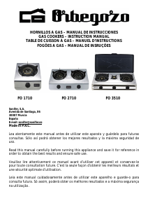 Mode d’emploi Orbegozo FO 3510 Table de cuisson