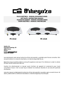 Mode d’emploi Orbegozo PE 1514 Table de cuisson