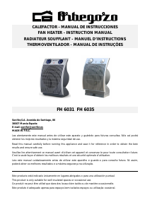 Manual Orbegozo FH 6031 Aquecedor