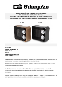 Manual de uso Orbegozo CR 6010 Calefactor