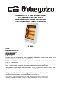 Manual de uso Orbegozo BP 5000 Calefactor