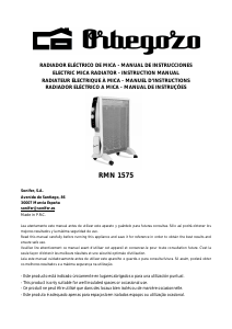 Manual de uso Orbegozo RMN 1575 Calefactor